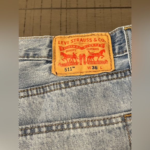 Levi’s 511 vintage cut off shorts mens size 36 - Picture 10 of 15